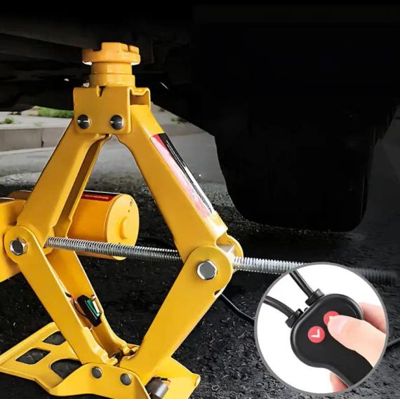 Электрический автомобильный домкрат ZS3SJ с питанием 12V от прикуривателя, подъем до 2 тонн | Зображення 3