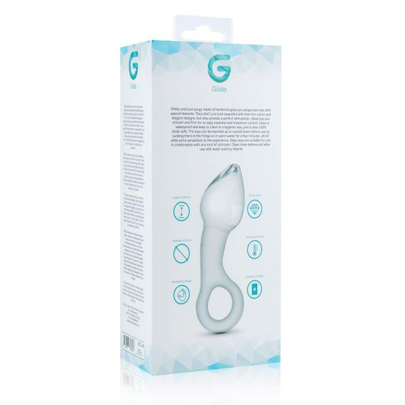 Стеклянный стимулятор простаты Gildo Glass Prostate Plug No. 13 | Зображення 4
