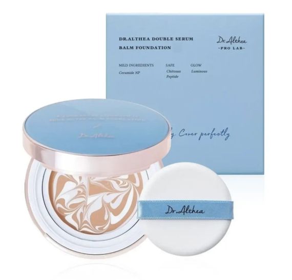 Кушон тональный Dr. Althea Double Serum Balm Foundation SPF50+ - #21 (12 g)