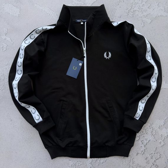 Кофта Fred Perry Батал чорна (великі розміри)