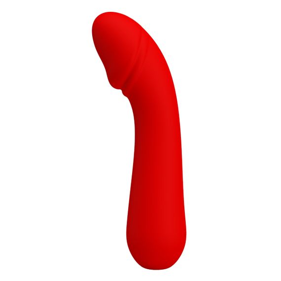 Вибратор для точки G Pretty Love Cetus красный, 15 х 3.5 см Sex Aura | Зображення 2