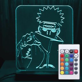 Акриловий світильник-нічник з пультом 16 кольорів Пейн Нагато tty-n000047