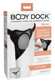 Трусики для страпону Pipedream Body Dock Elite Mini Harness, чорні Sex Aura