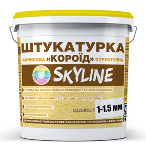 Штукатурка "Короїд" Skyline акрилова, зерно 1-1,5 мм, 7 кг