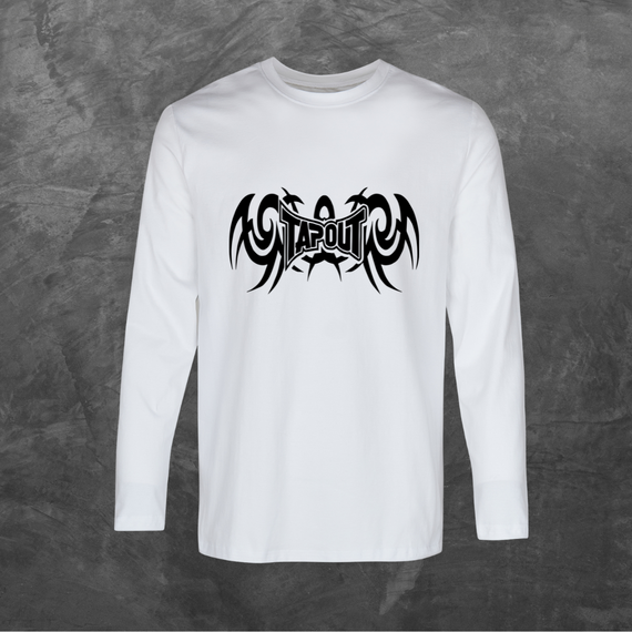 Лонгслів унісекс з принтом TapOut база біла S