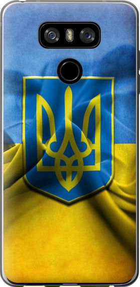 Чехол на LG G6 Флаг и герб Украины 1 "375u-836-17620"