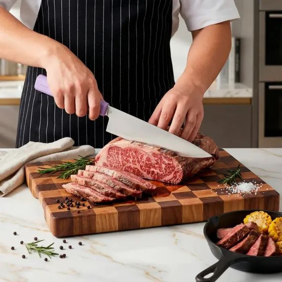 Ніж кухонний Butterfork Chef’s Knife AR-RPM9 ABS Mist Violet | Зображення 2