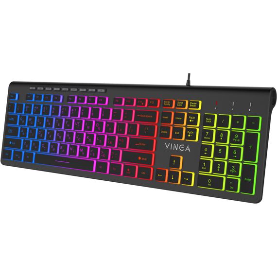 Клавіатура Vinga KB-460 Black | Зображення 2