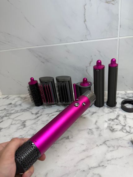 Стайлер для волосся Airwrap Complete Long Fuchsia/Nickel рожевий | Зображення 3