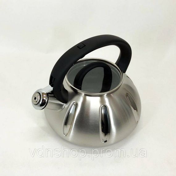 Нержавіючі чайники зі свистком, Чайник зі свистком для електроплити, Звичайний чайник на газову плиту XT-88 | Зображення 4