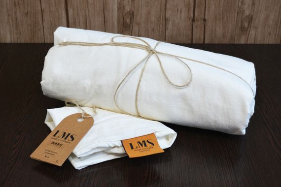 Дитяча постільна білизна Limasso Stonewashed Ranforse Baby 100х150 см Snow White | Зображення 4