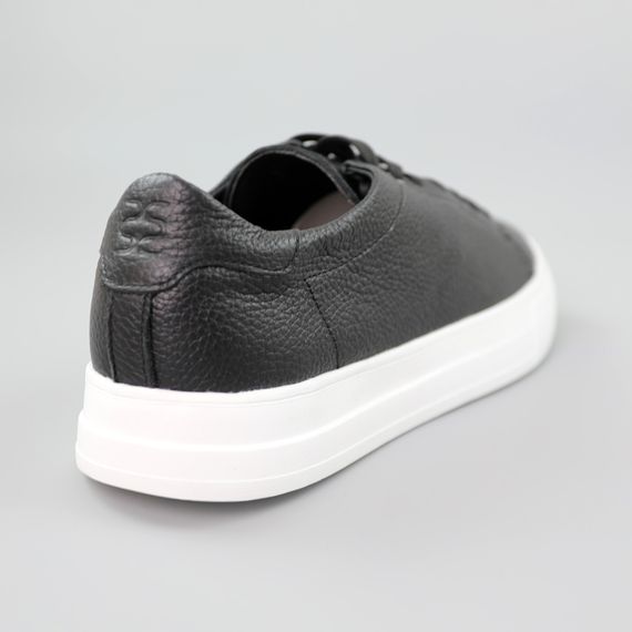 Кеди чоловічі шкіряні 590065 Чорні 40 41 42 43 44 45 | Зображення 5