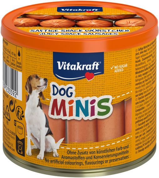 Ласощі для собак з м'ясом Vitakraft Dog Minis, 120 гр