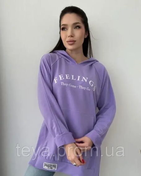 Толстовка цвет сиреневый размеры L, XXL, M, 3XL, S, XL FI_006998