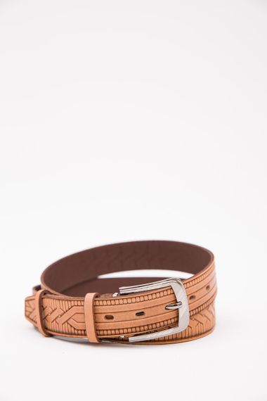 Класичний чоловічий ремінь, з еко-шкіри, 196RL35U1W95