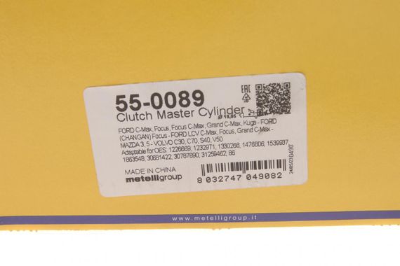Циліндр зчеплення головний Ford C-Max Kuga 07- Focus Mazda 5 04- 3 03-14 Volvo C30 S40 V50 04-12 55-0089 | Зображення 8