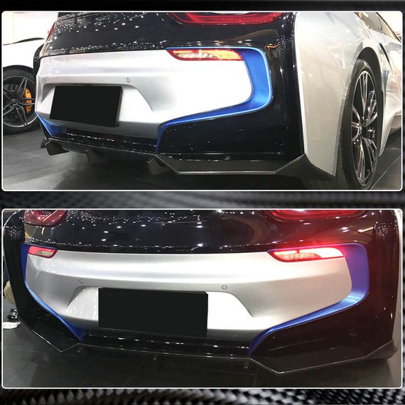 Дифузор заднього бампера (Карбон) для BMW I8 2014-2020 рр | Зображення 2