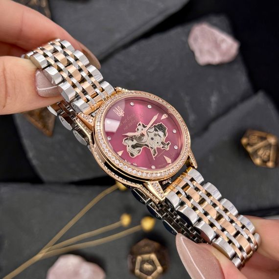 Годинник наручний Awarder 049 Silver-Gold-Pink | Зображення 6