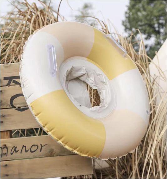 Надувне коло з трусиками Жовто Сіра полоса | Зображення 1