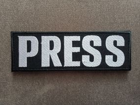 Нашивка PRESS 15см х 5см