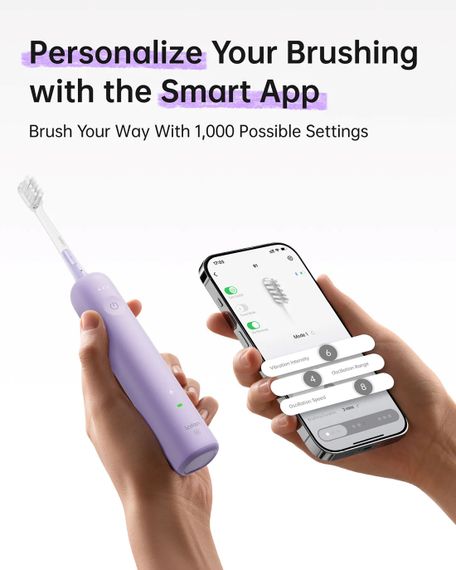 Електрична зубна щітка Laifen Wave SE Purple (фіолетова) | Зображення 6