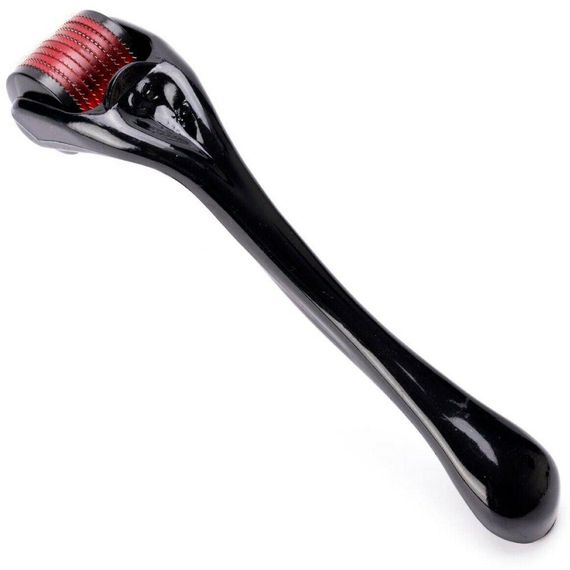 Мезороллер для кожи лица на 540 иголок, DERMA ROLLER / Массажер омолаживающий для лица | Зображення 2