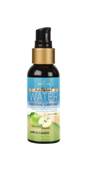 Змазка на водній основі Sensuva Natural Water-Based Apple Candy (57мл) без гліцерину та парабенів