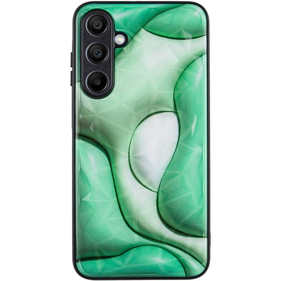 TPU+PC чехол Prisma BubbleGum для Samsung Galaxy A25 5G 3D Green | Зображення 1