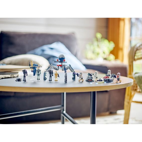 Конструктор LEGO Star Wars Клони-піхотинці й Бойовий дроїд. Бойовий набір 215 деталей (75372) | Зображення 8