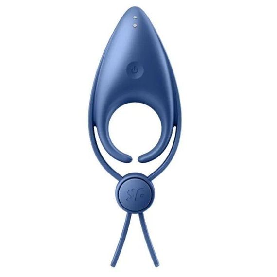 Ерекційне віброкільце ласо з регулюванням розміру Satisfyer Sniper Blue Sex Aura