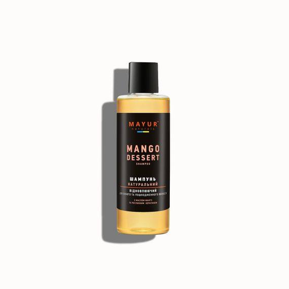 Шампунь «Манго» натуральный восстанавливающий для сухих и поврежденных волос TM Mayur 200 мл