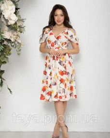 Плаття для жінок колір білий розмір S FI_000661