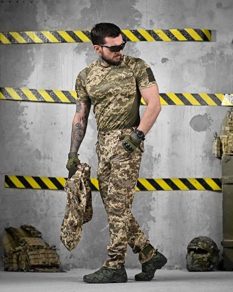 Літній еластичний тактичний костюм fragment 3в1 піксель ДЛ6475 | Зображення 4