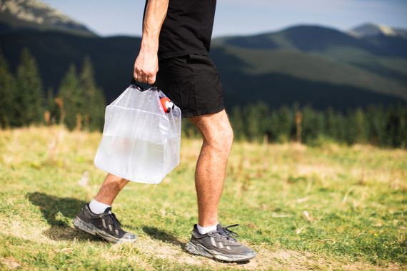 Ємність для води Tribe Water Carrier PVC 15л, каністра трайб складна прозора для походу, дачі, кемпінгу, риболовлі | Зображення 1