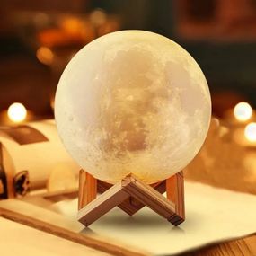 Дитячі нічники 3d lamp Moon Lamp 13 см / Світильник-нічник 3d лампа / Лампа світильник PM-656 3д нічник