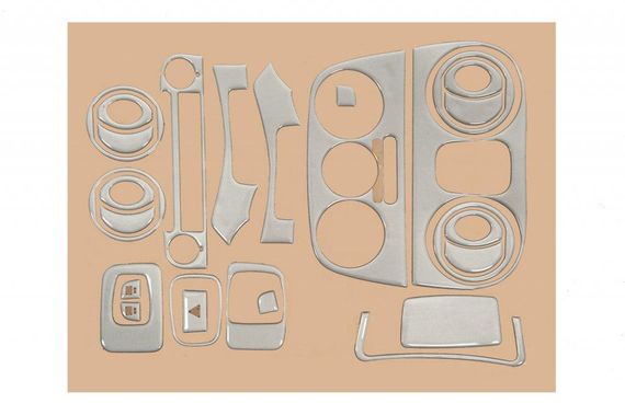 Декоративні накладки салону Чорний рояль для Fiat Fiorino/Qubo 2008↗ рр. | Зображення 6