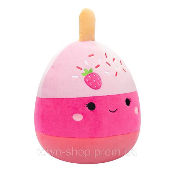 Мягкая игрушка Squishmallows – Клубничный кейк-поп Пама (30 cm) | Зображення 5