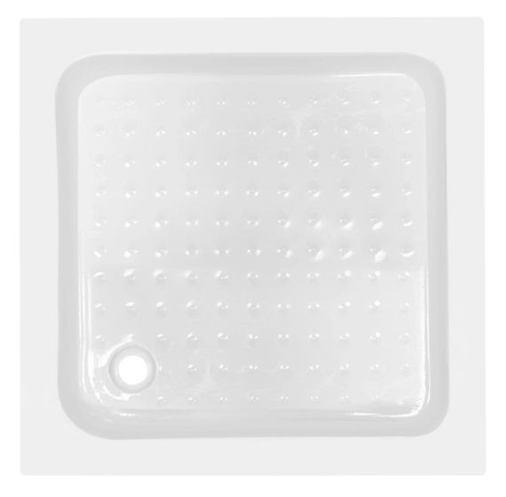 Набір Lidz Душова кабіна Wawel SC80x80.SAT.LOW.FR, квадратна, скло Frost 4 мм + Душовий піддон Kapielka ST80x80x14 | Зображення 5