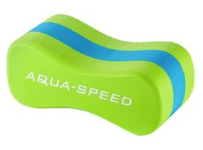 Колобашка для плавания Aqua Speed JUNIOR 3 LAYESR PULLBUOY 7308 зеленый, голубой Уни 20x8х10см 5908217673084