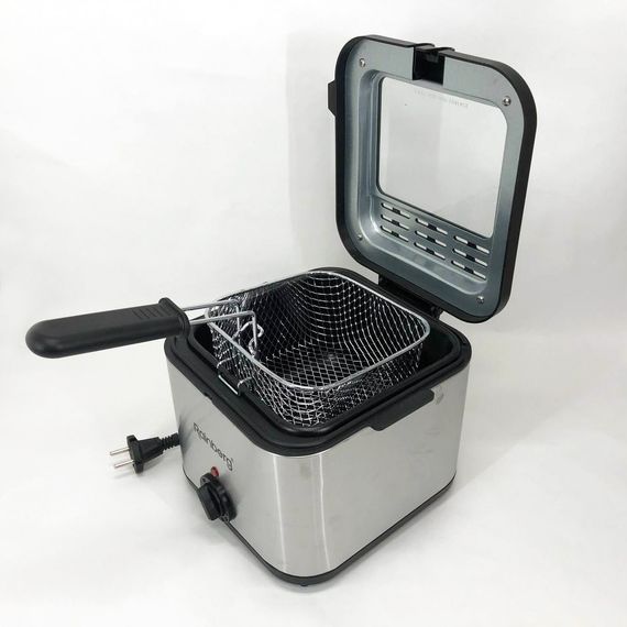 Фритюрница для дома Rainberg RB-2219 с терморегулятором и съемной чашей электрофритюрница мини фритюрница RI-86 | Зображення 7