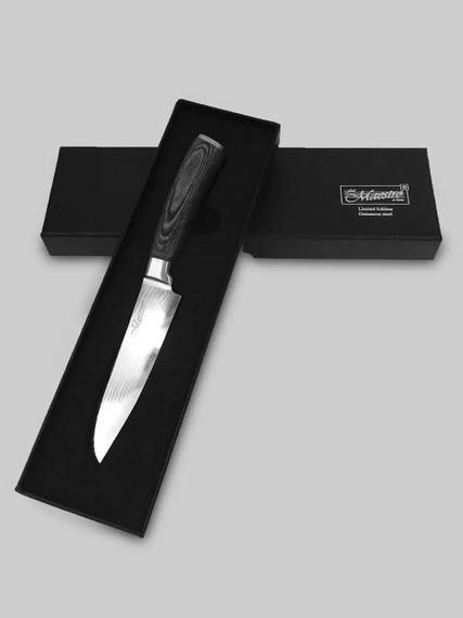 Нож Сантоку Маестро Maestro Damascus Steel 12.5 см MR-1482 | Зображення 2