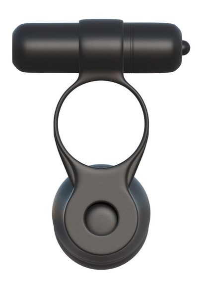 Насадка на член для подвійного проникнення з віброкільцем Posable Partner Double Penetrator Sex Aura | Зображення 5