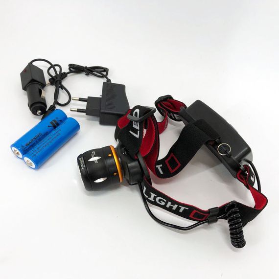 Налобний ліхтар bailong Bailong, Ліхтар на лоб потужний Налобний для риболовлі кемпінгу LM-27 | Зображення 2