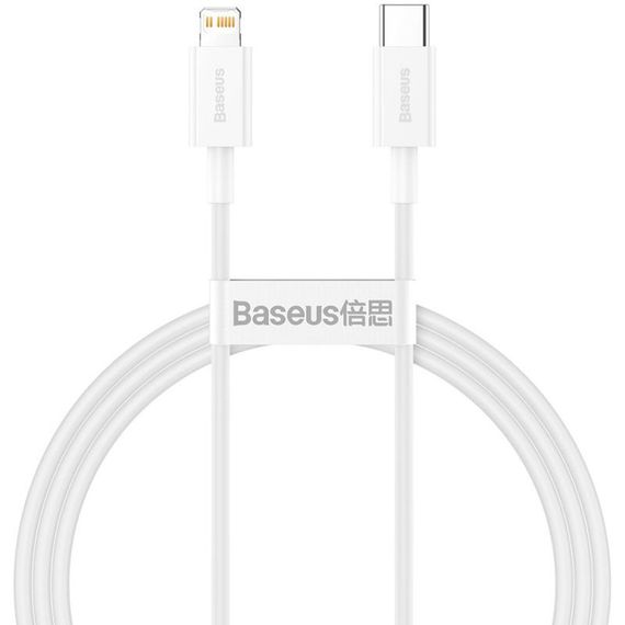 Дата кабель Baseus Superior Series Fast Charging Type-C to Lightning PD 20W (1.5m) (CATLYS-B) Білий