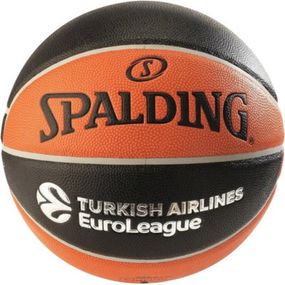 Мяч баскетбольный Spalding Euroleague TF-1000 Legacy чорний, помаранчевий Уні 7 84004Z (689344410999)