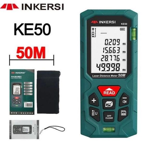 Лазерний далекомір рулетка Inkersi KE50 50 Метрів (2538737985) | Зображення 8