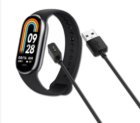 Магнітний USB кабель Primo зарядний пристрій док-станція для Xiaomi Mi Smart Band 8 / Band 8 Active - Black | Зображення 2