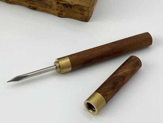 Ніж для пуера Olens Рожеве дерево мале T2702 світло-коричневий
