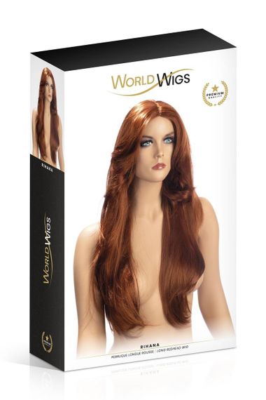Парик World Wigs RIHANA LONG REDHEAD | Зображення 1