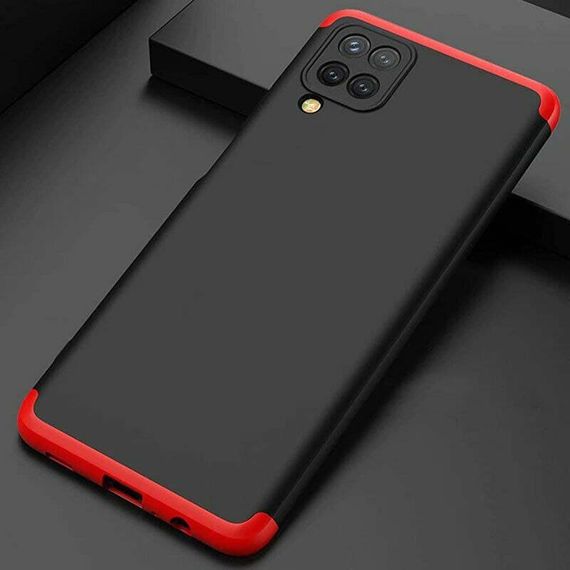 Чохол GKK 360 градусів для Samsung Galaxy M32 колір Чорно-Червоний | Зображення 4